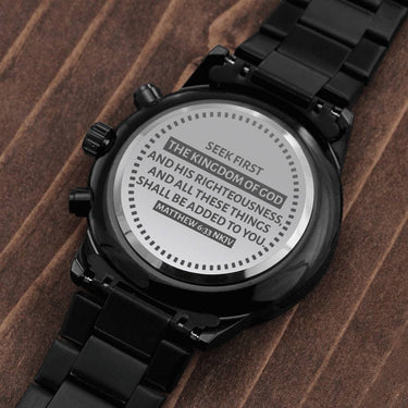 Seek First The Kingdom Of God Black Watch - Love You This Much